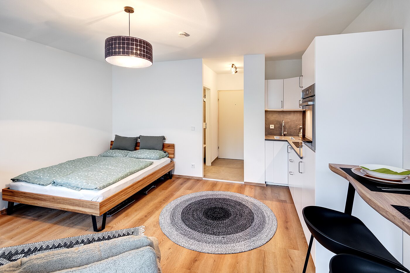 Apartment 部屋数 1 部屋 | München-Pasing | 70302 | Wohn- und Schlafbereich