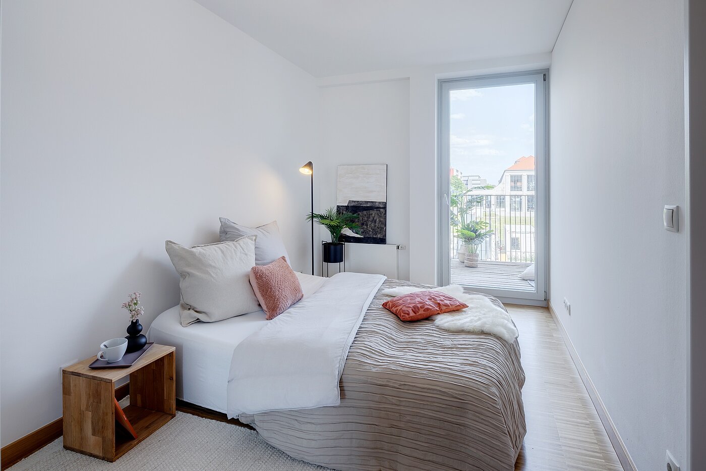 フラット 部屋数 2 部屋 | München-Schwanthalerhöhe | 2206ML11 | Blick in das Schlafzimmer...