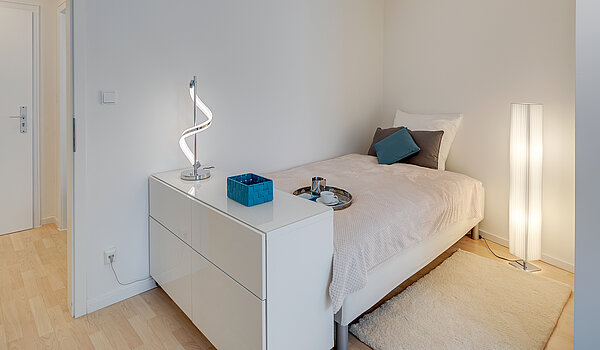 フラット 部屋数 1 部屋 | München-Obergiesing | 70420 | Schlafbereich