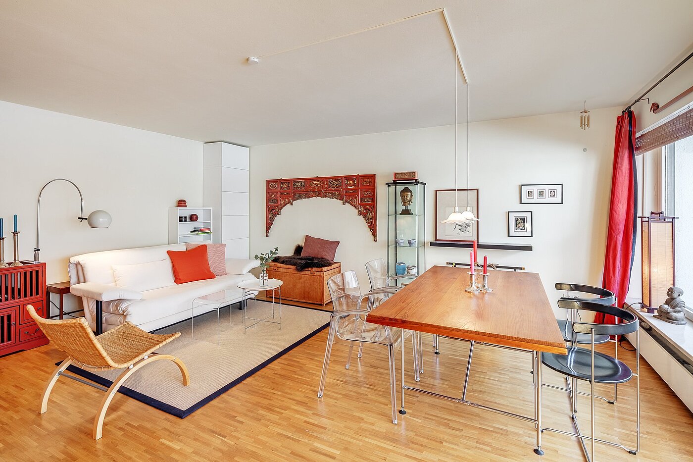 フラット 部屋数 2 部屋 | München-Nymphenburg | 2101ML6 | Großzügiger Wohn- Essbereich