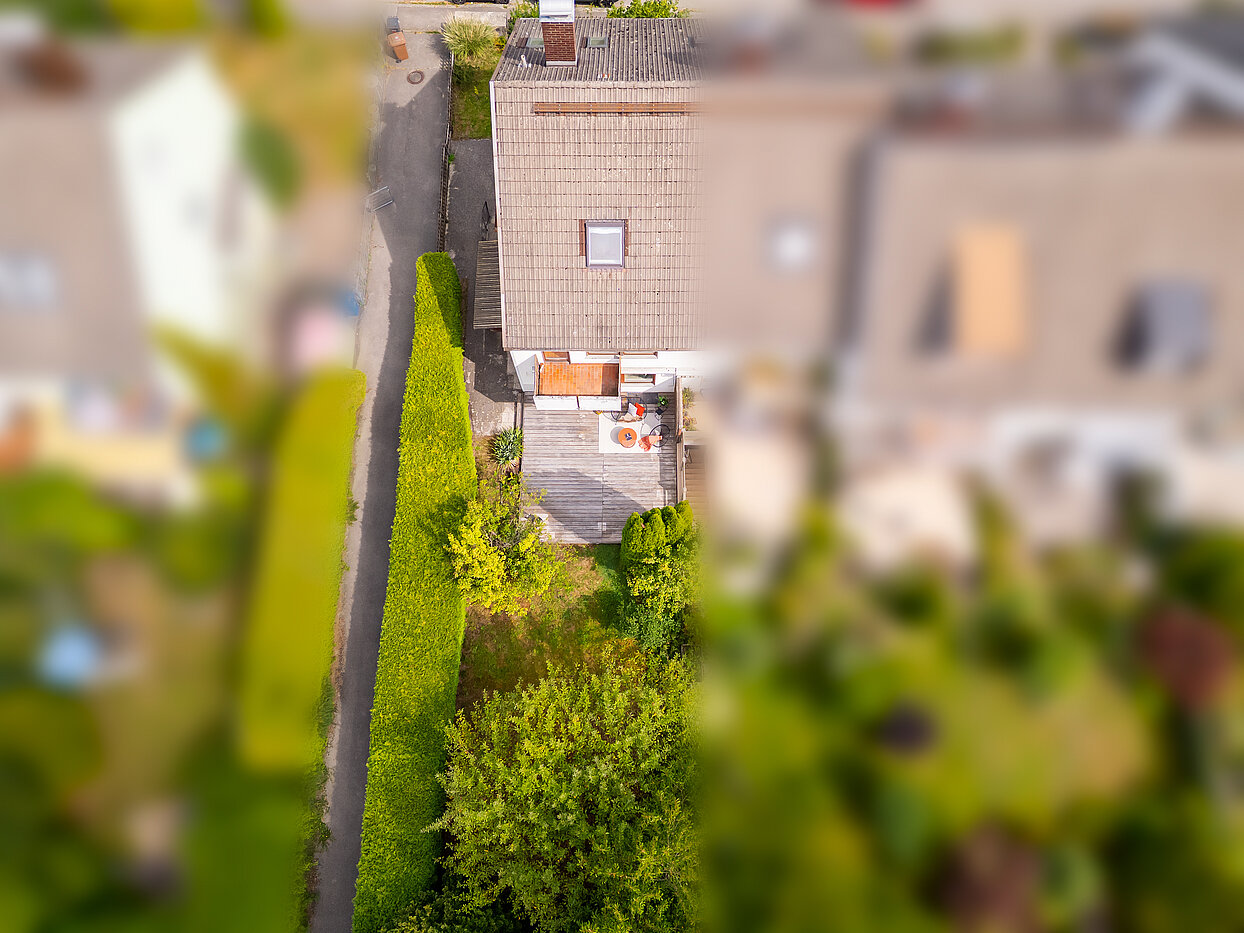 角のテラスハウス 部屋数 5.5 部屋 | München-Trudering | 702531 | Von oben