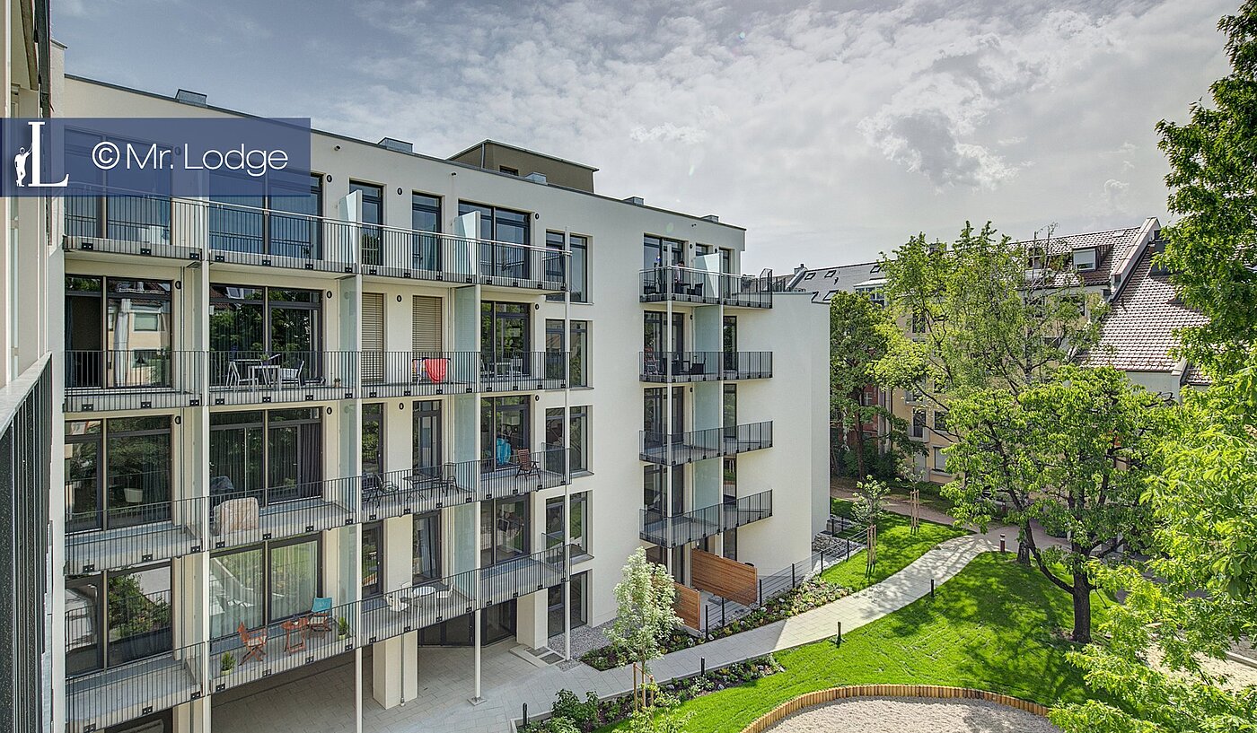 フラット 部屋数 1 部屋 | München-Bogenhausen | 1802ML4 | - über den ruhigen Innenhof -