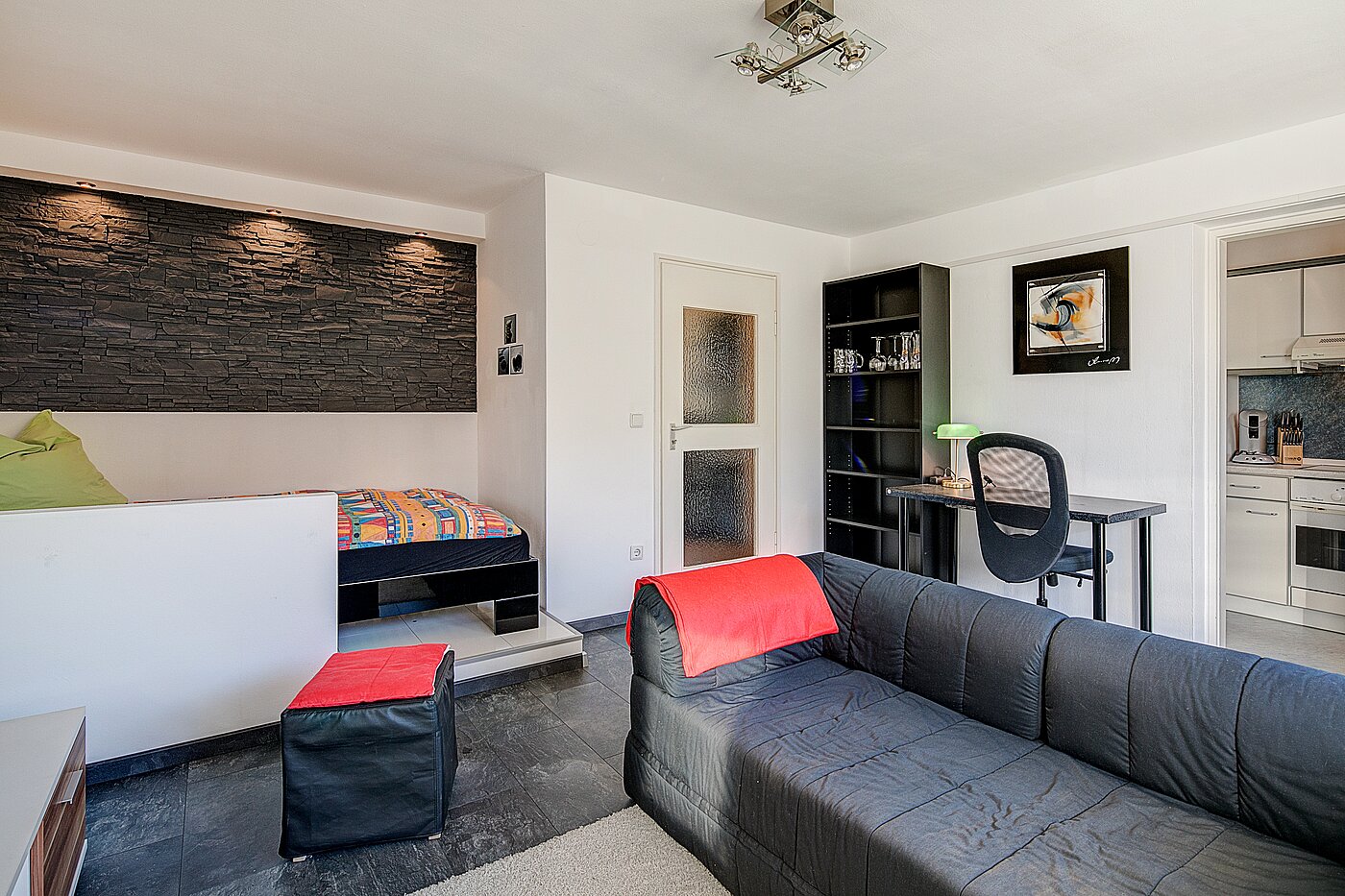 Apartment 部屋数 1 部屋 | München-Feldmoching | 70484 | Wohnbereich