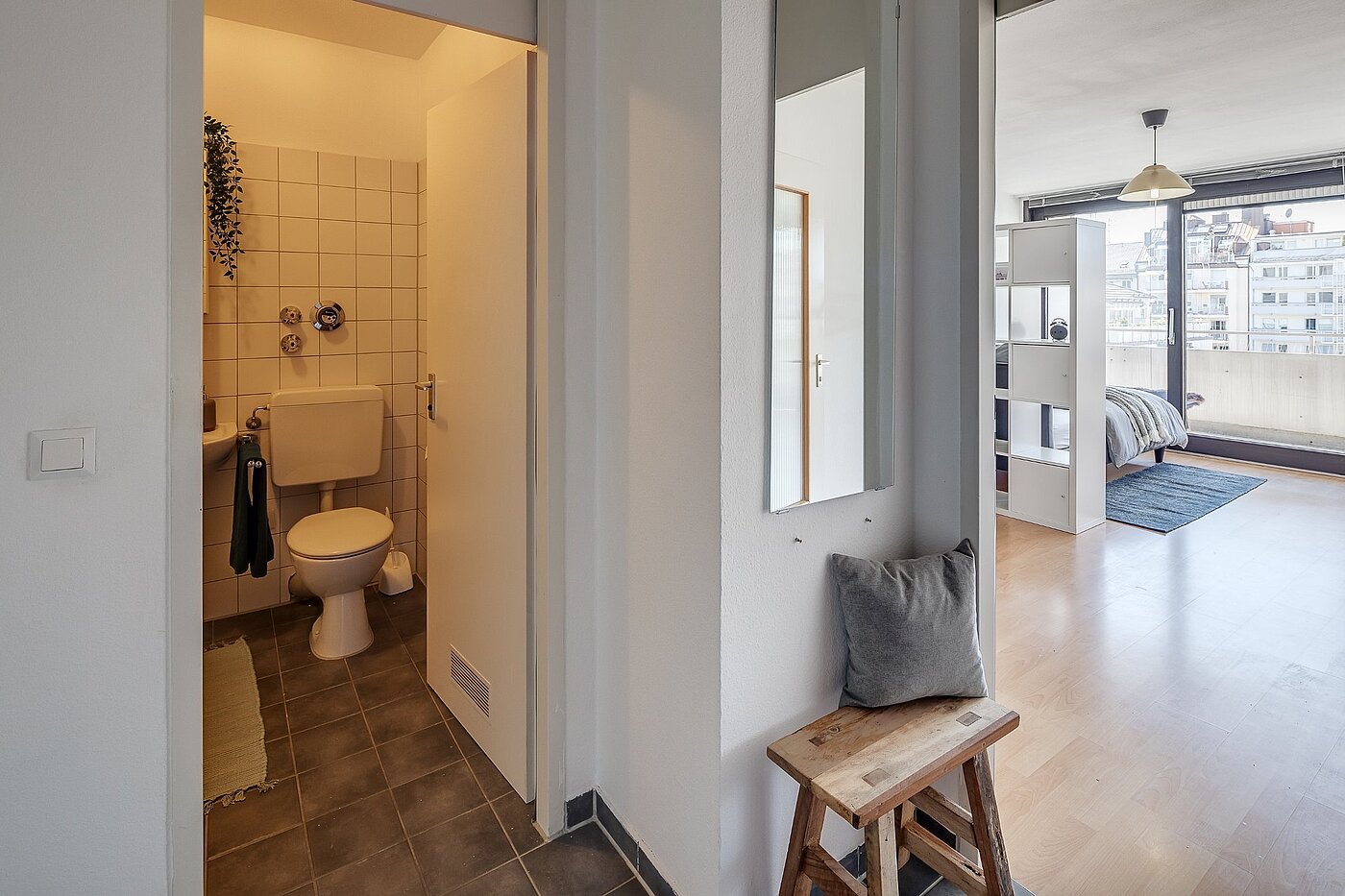 フラット 部屋数 1 部屋 | München-Schwabing | 2007ML2 | Diele mit Stellfläche