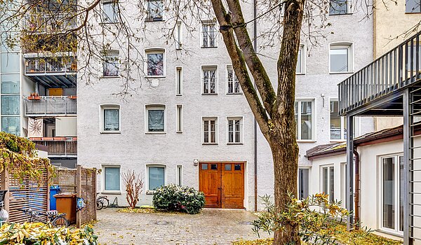 ロフトフラット 部屋数 1 部屋 | München-Isarvorstadt | 2211ML7 | Blick zum Vordergebäude