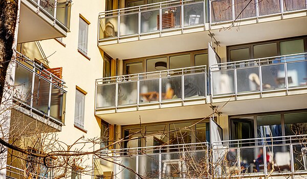 フラット 部屋数 2 部屋 | München-Maxvorstadt | 70001 | Ansicht Balkon