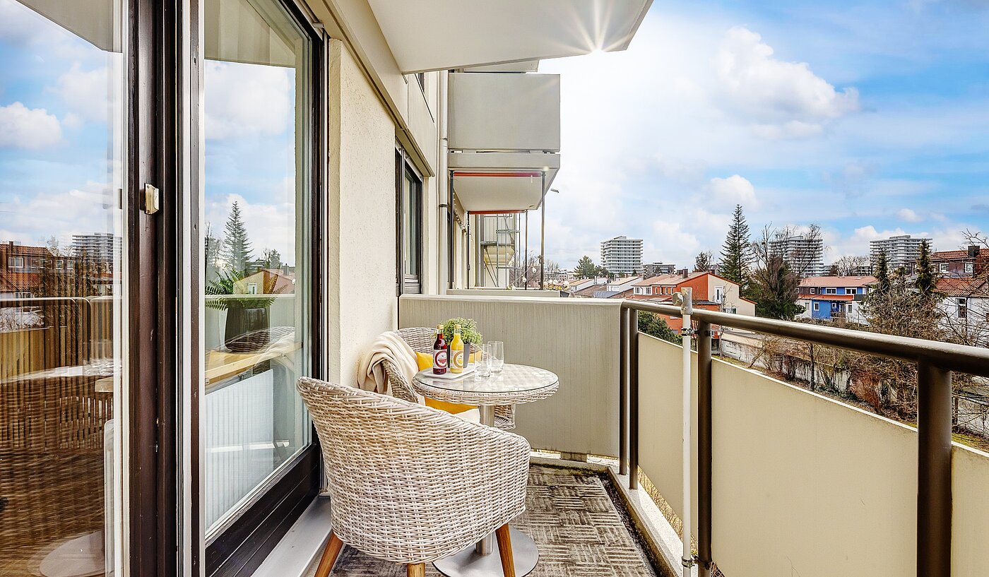 フラット 部屋数 1 部屋 | München-Milbertshofen | 2112ML4 | Sonniger Balkon...