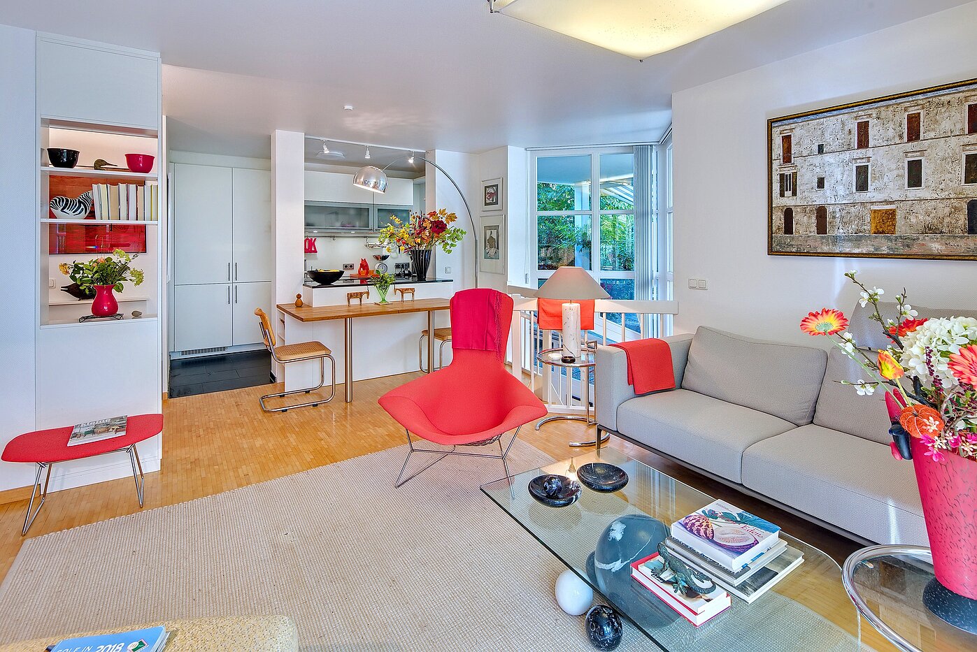 フラット 部屋数 2 部屋 | München-Obermenzing | 70280 | Wohn- und Essbereich