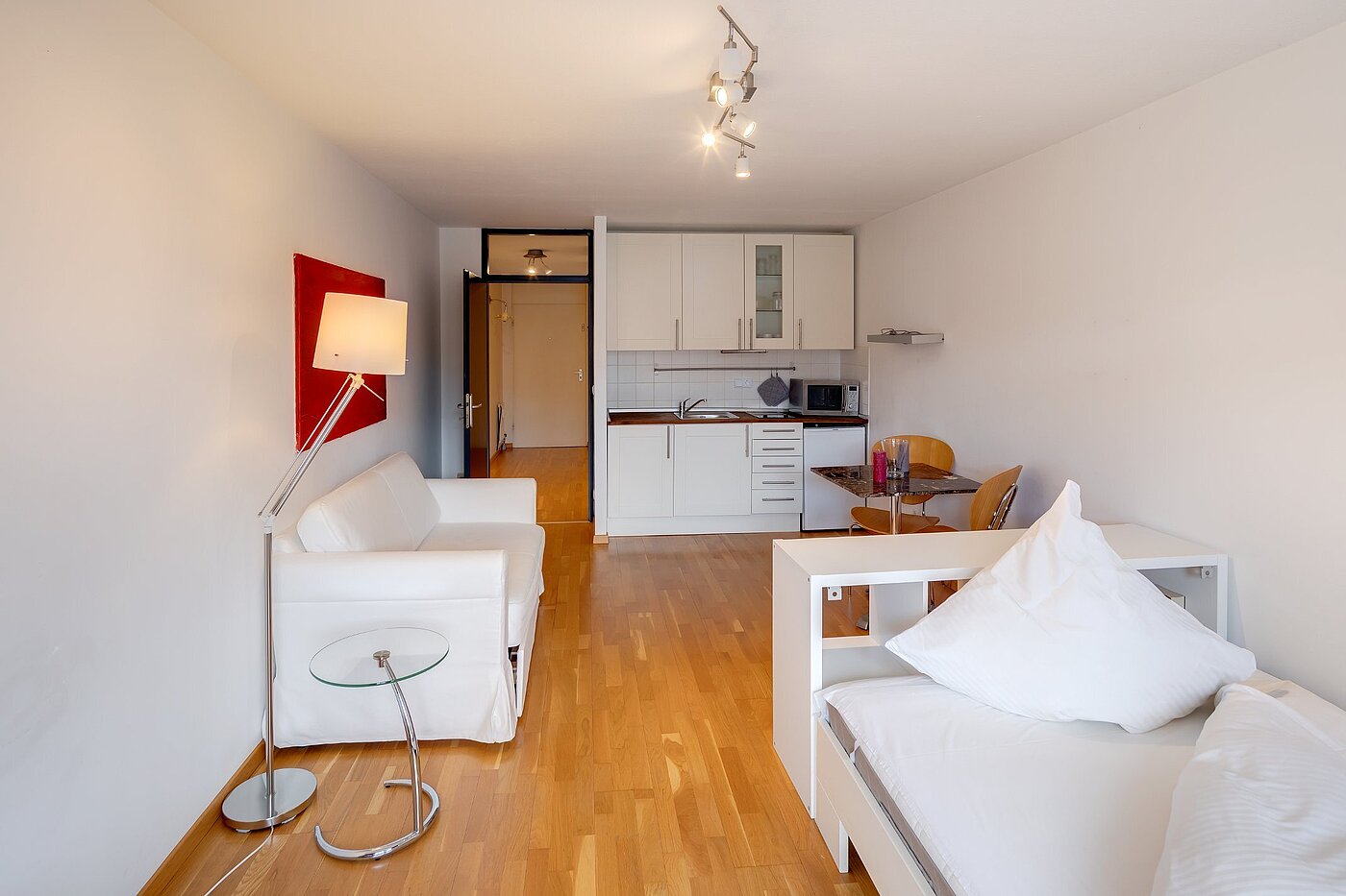 フラット 部屋数 1 部屋 | München-Isarvorstadt | 2110ML3 | ...Schlafbereich