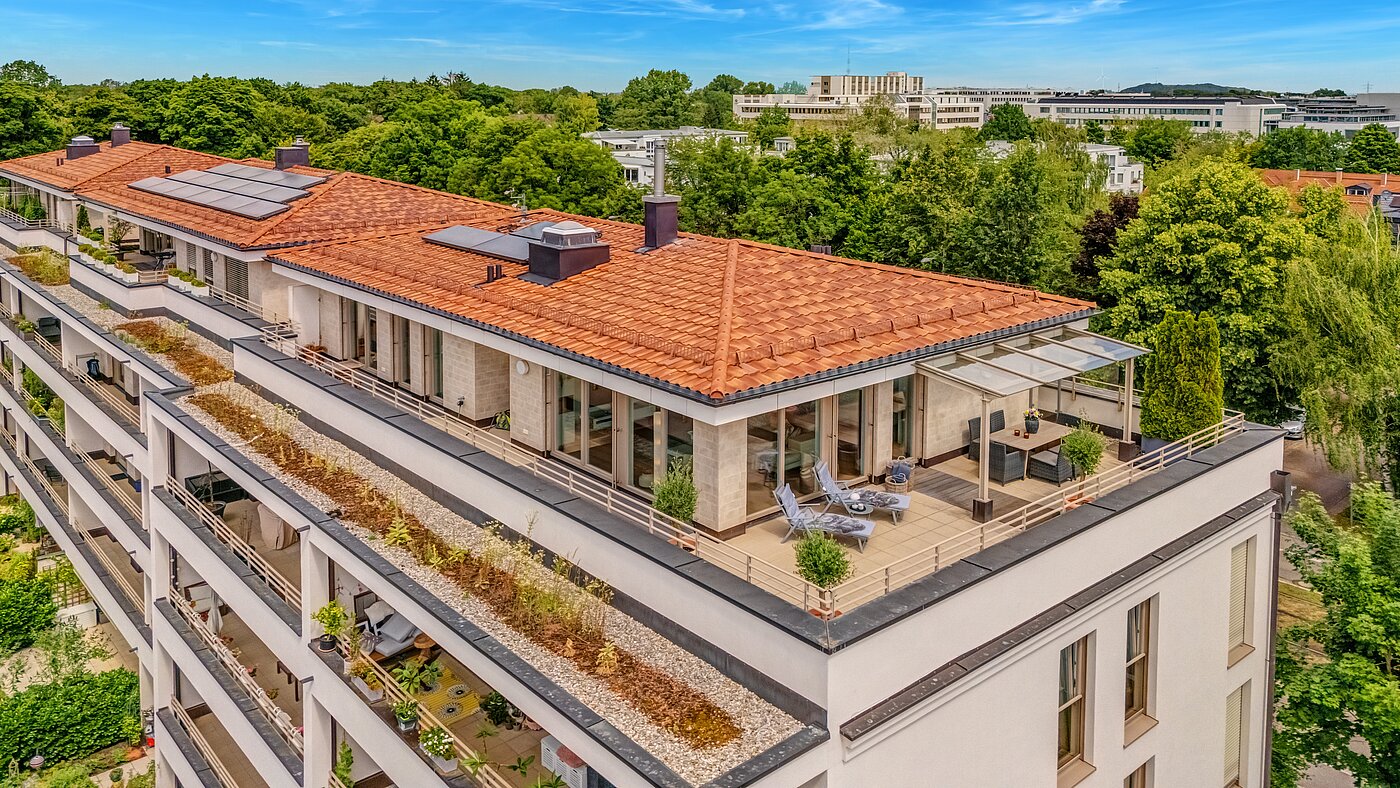 Penthouse 部屋数 3.5 部屋 | München-Oberföhring | 70237 | Luftaufnahme