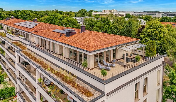 Penthouse 部屋数 3.5 部屋 | München-Oberföhring | 70237 | Luftaufnahme