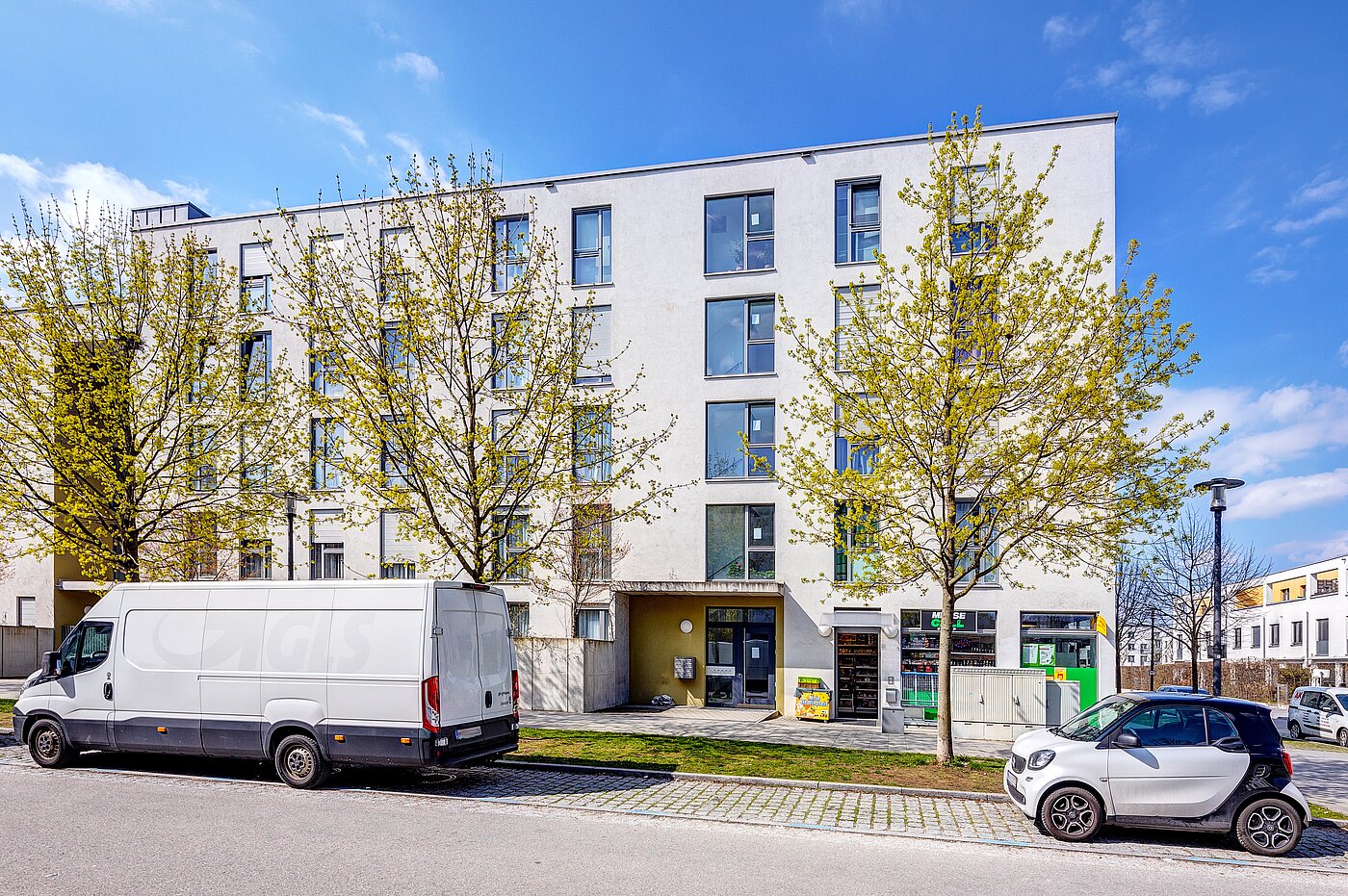 アティック・フラット（屋根裏） 部屋数 3 部屋 | München-Riem | 701701 | Hausansicht