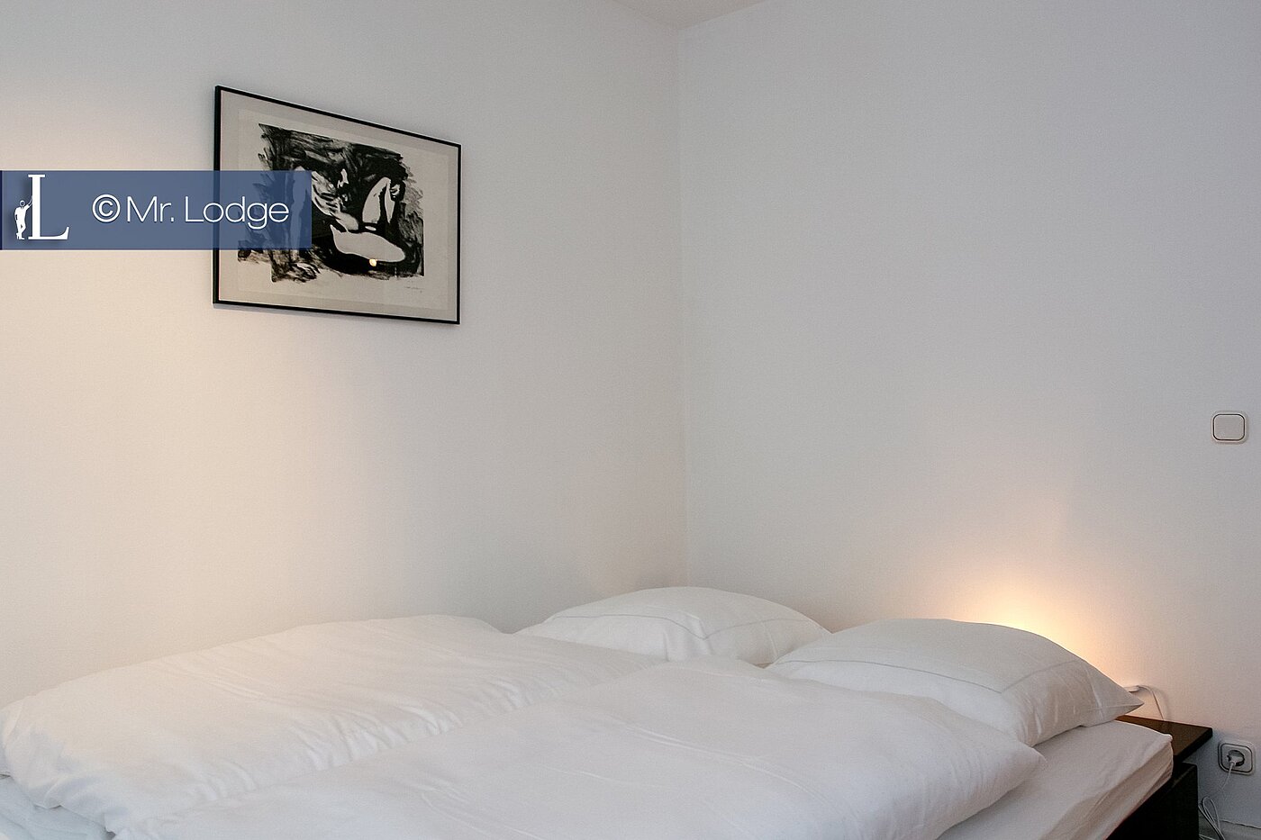 フラット 部屋数 2 部屋 | München-Isarvorstadt | 1709ML2 | Bett, Schlafzimmer
