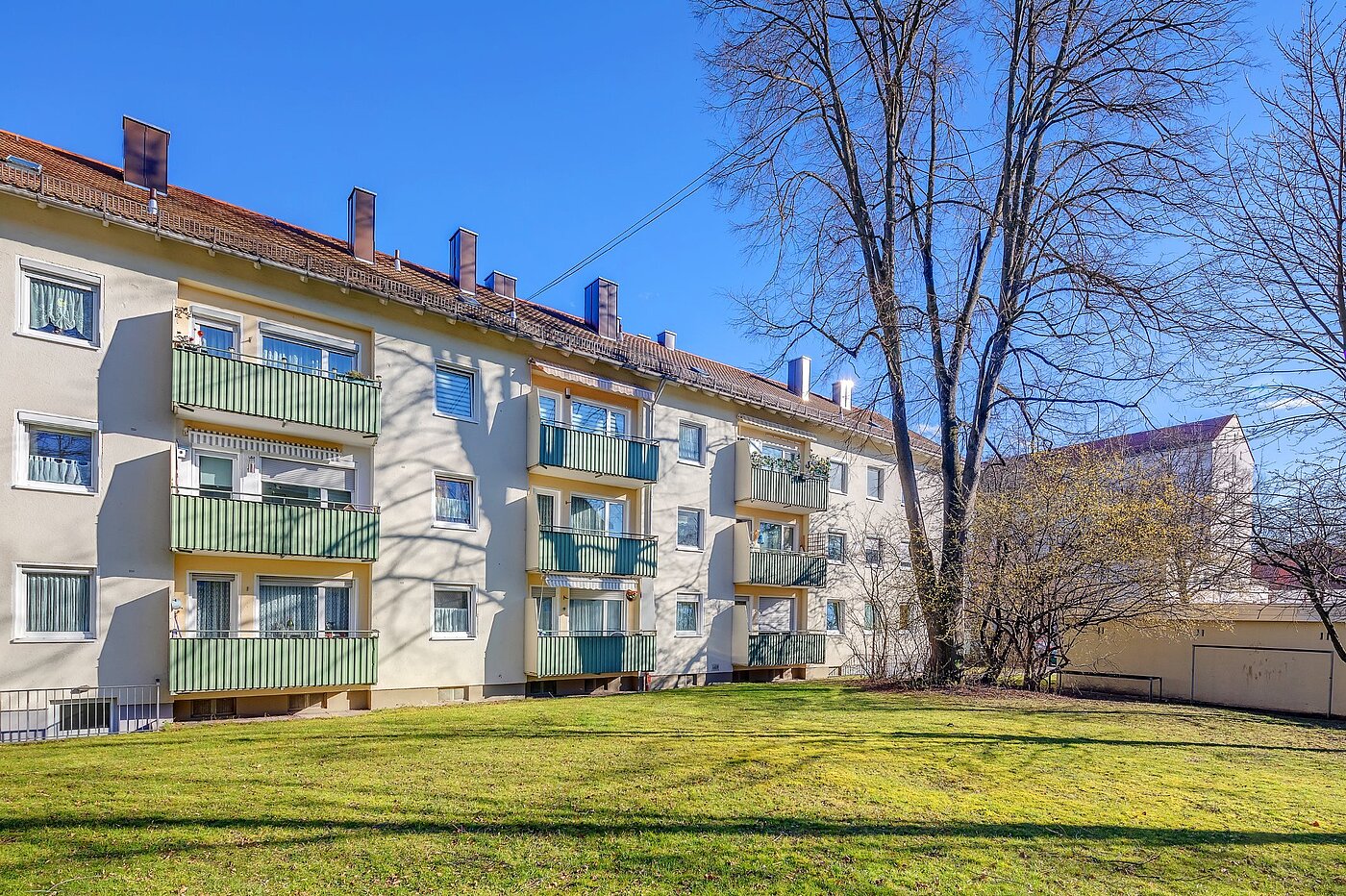 フラット 部屋数 4 部屋 | München-Berg am Laim | 2002ML3 | Rückansicht