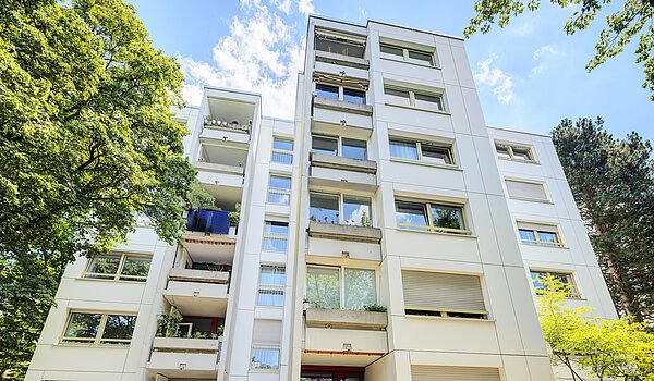 フラット 部屋数 2 部屋 | München-Hadern | 70410 | Außenansicht Richtung Wintergarten
