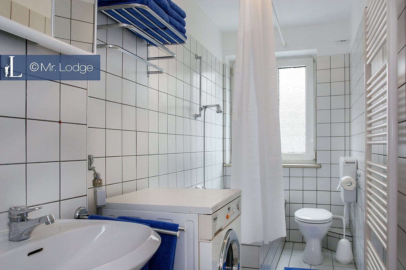 フラット 部屋数 2 部屋 | München-Isarvorstadt | 1709ML2 | Tageslichtbad mit Badewanne