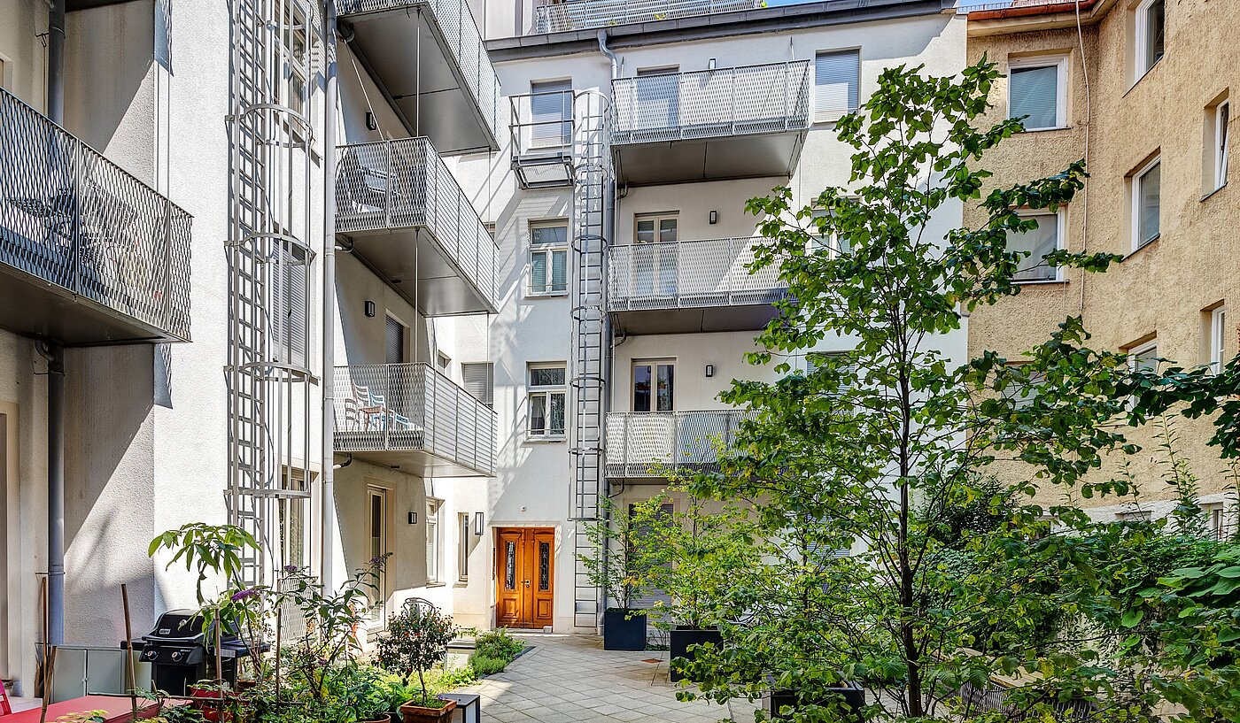 フラット 部屋数 1.5 部屋 | München-Lehel | 70149 | Rückgebäude