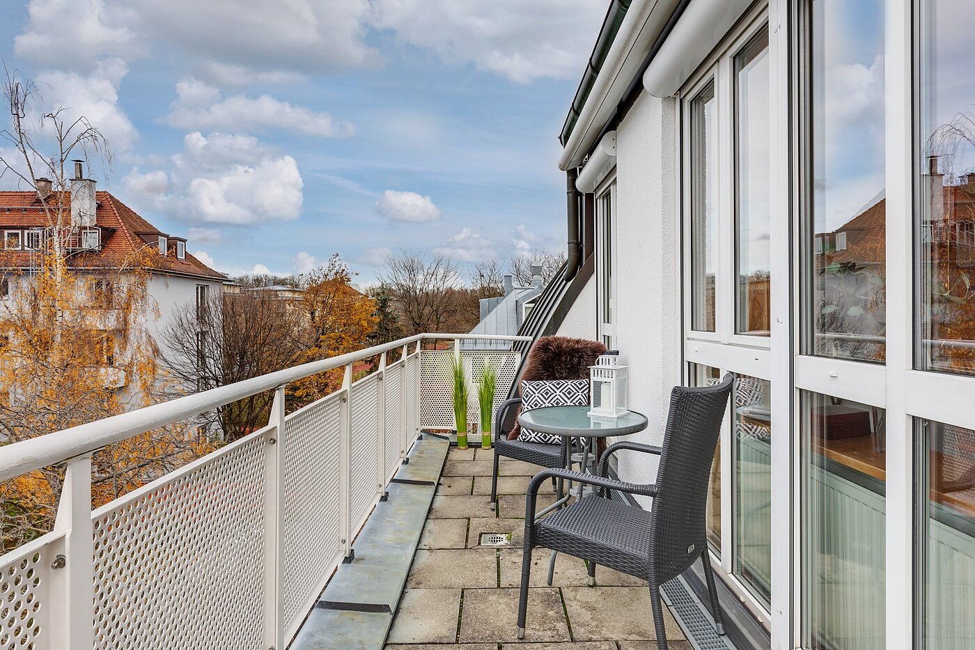 アティック・フラット（屋根裏） 部屋数 2 部屋 | München-Sendling | 1911ML4 | Sonniger Balkon