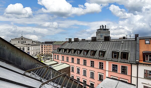 アティック・フラット（屋根裏） 部屋数 4.5 部屋 | München-Ludwigsvorstadt | 70461 | Ausblick