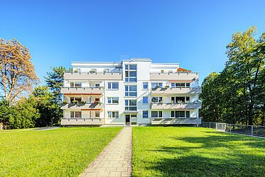 Stockdorf：緑豊かな環境でありながら都市にも近い、趣味の良い3.5部屋のアパート