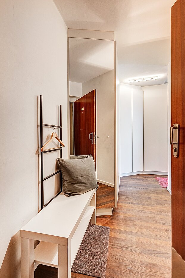 フラット 部屋数 1 部屋 | München-Freimann | 2105ML4 | Blick von der Eingangstür
