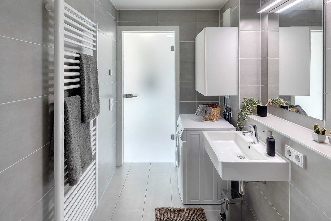 フラット 部屋数 2 部屋 | München-Schwabing | 70278 | Waschmaschine im Bad