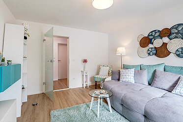 Untermenzing：日当たりの良いバルコニーと小さな庭付き2LDK - まもなく空室