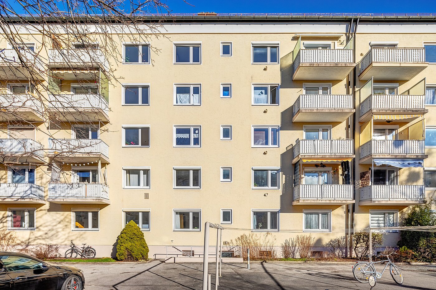 フラット 部屋数 1 部屋 | München-Sendling | 2201ML3 | ...und vom Innenhof aus