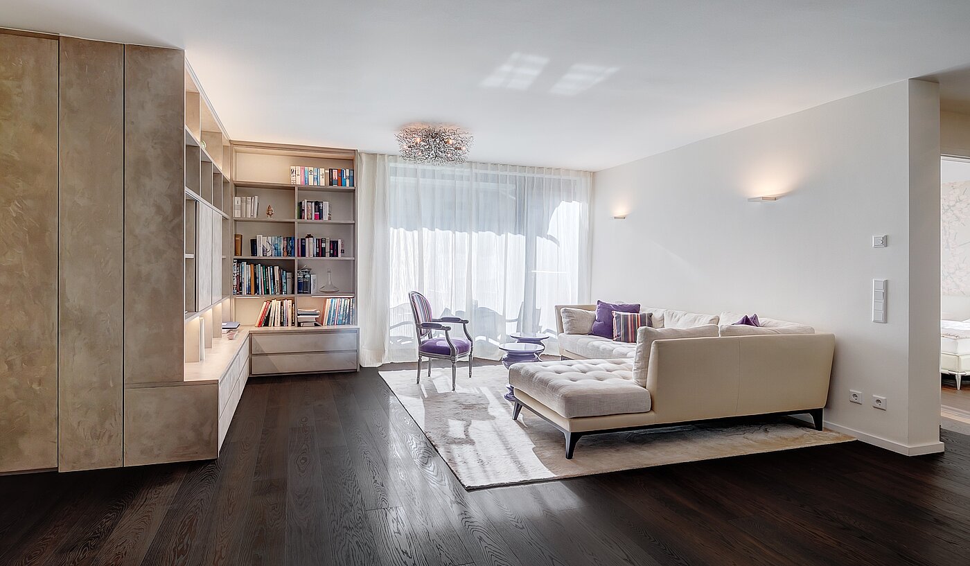 フラット 部屋数 3 部屋 | München-Schwabing | 1511ML1 | Wohnzimmer