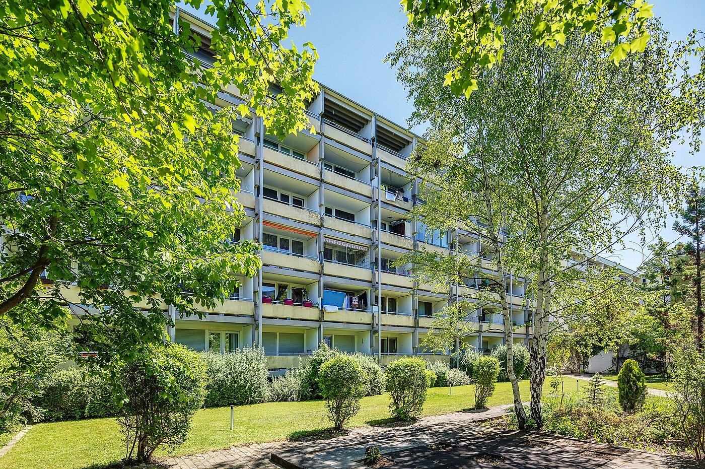 フラット 部屋数 2 部屋 | München-Sendling-Westpark | 2003ML9 | Gartenseite