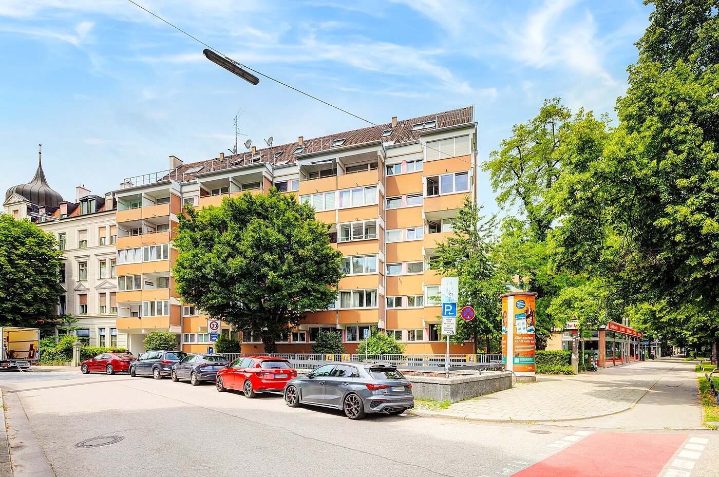 フラット 部屋数 1 部屋 | München-Neuhausen | 702271 | Frischer Fassadenanstrich