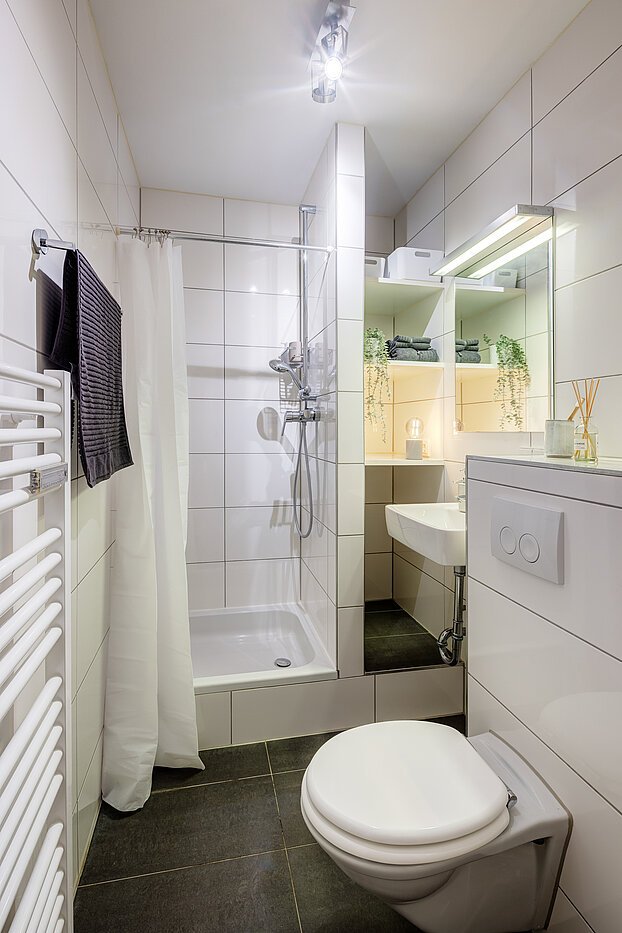 フラット 部屋数 1 部屋 | München-Maxvorstadt | 70027 | Hell gefliestes...