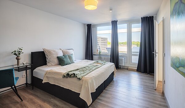 Terrassenwohnung 部屋数 3.5 部屋 | München-Berg am Laim | 704511 | Schlafzimmer I