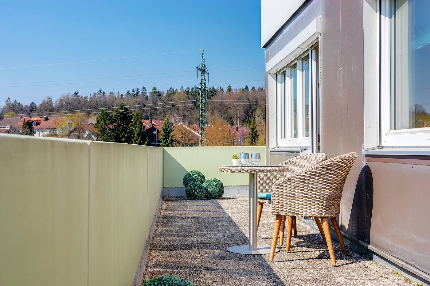 フラット 部屋数 4 部屋 | Freising | 2003ML7 | Umlaufende Terrasse