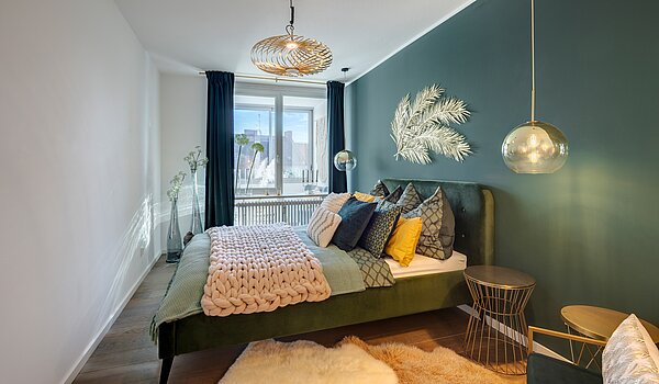 フラット 部屋数 3 部屋 | München-Sendling | 70167 | ...mit großem Bett...