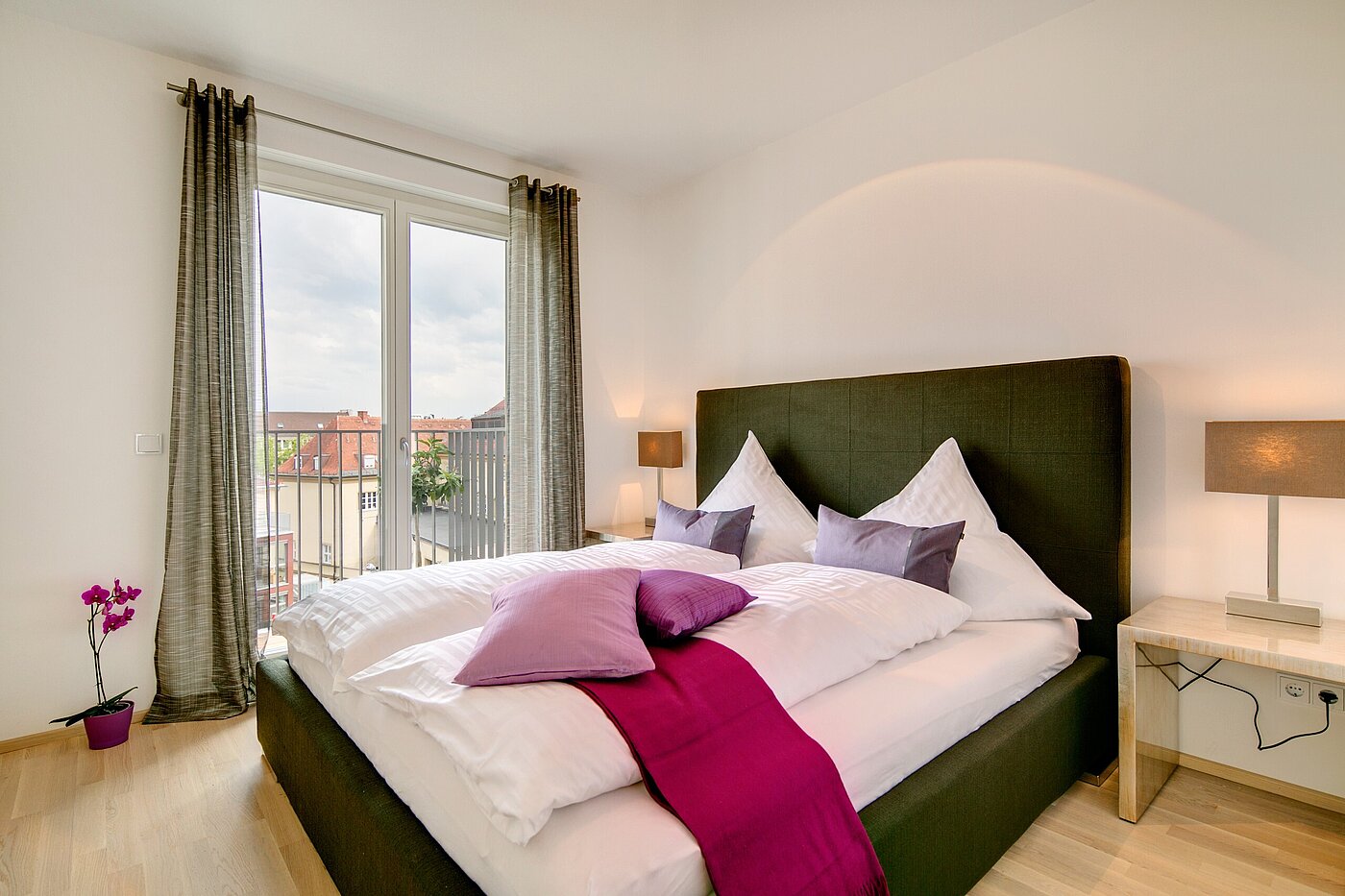 フラット 部屋数 2 部屋 | München-Maxvorstadt | 70023 | Schlafzimmer mit...