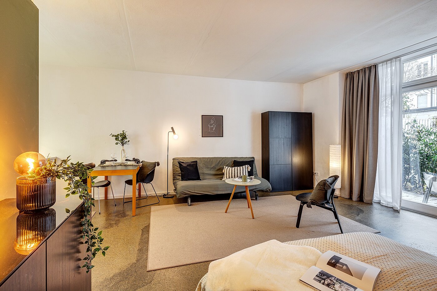 ロフトフラット 部屋数 1 部屋 | München-Isarvorstadt | 2211ML7 | Strukturierte Aufteilung: Wohnen, Schlafen und...