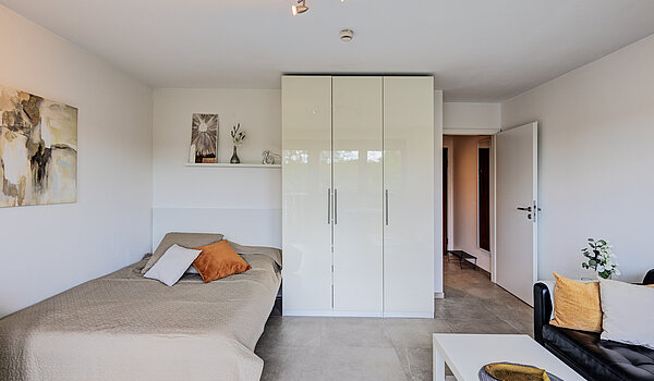 フラット 部屋数 1 部屋 | München-Milbertshofen | 704371 | Blick zur Diele