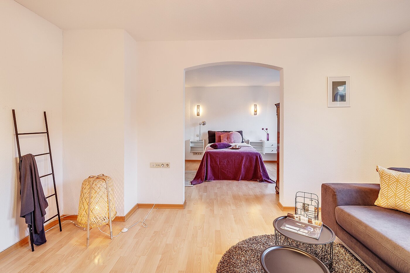 フラット 部屋数 1.5 部屋 | München-Schwabing | 2011ML3 | ...und Zugang zum Schlafbereich