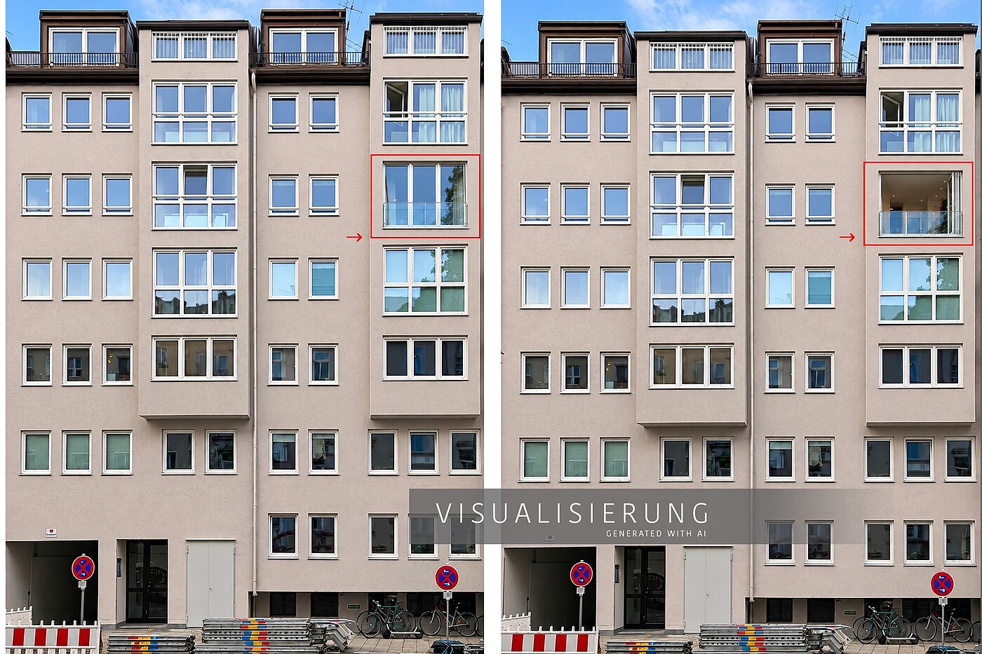 フラット 部屋数 2 部屋 | München-Isarvorstadt | 70459 | Hier mit Faltfenster, außen...