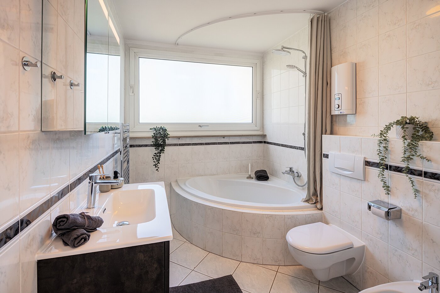 Terrassenwohnung 部屋数 3.5 部屋 | München-Berg am Laim | 123456 | Badezimmer