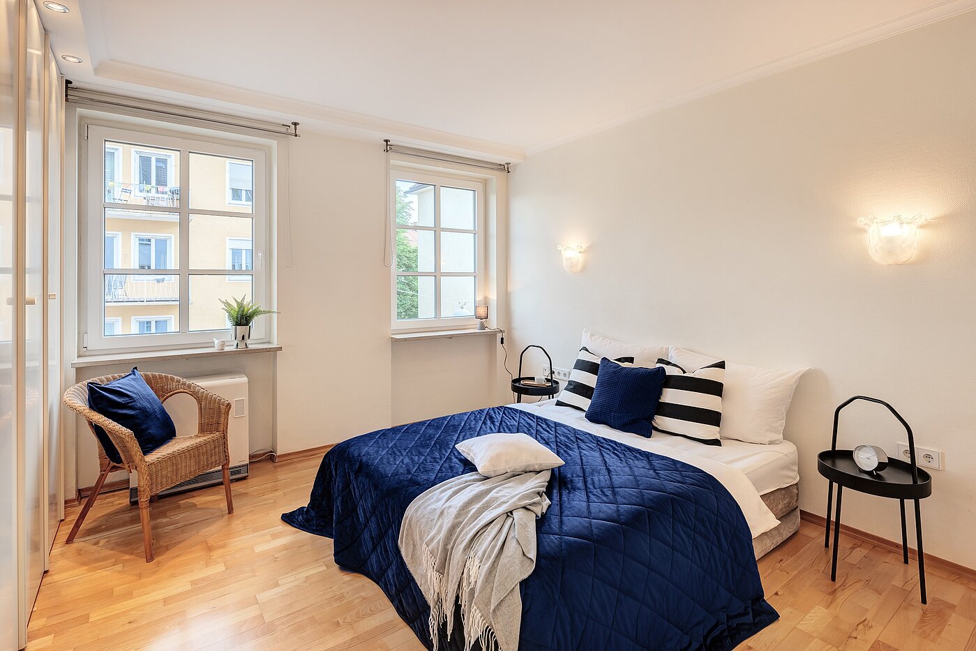 フラット 部屋数 3 部屋 | München-Maxvorstadt | 70133 | Schlafzimmer mit...