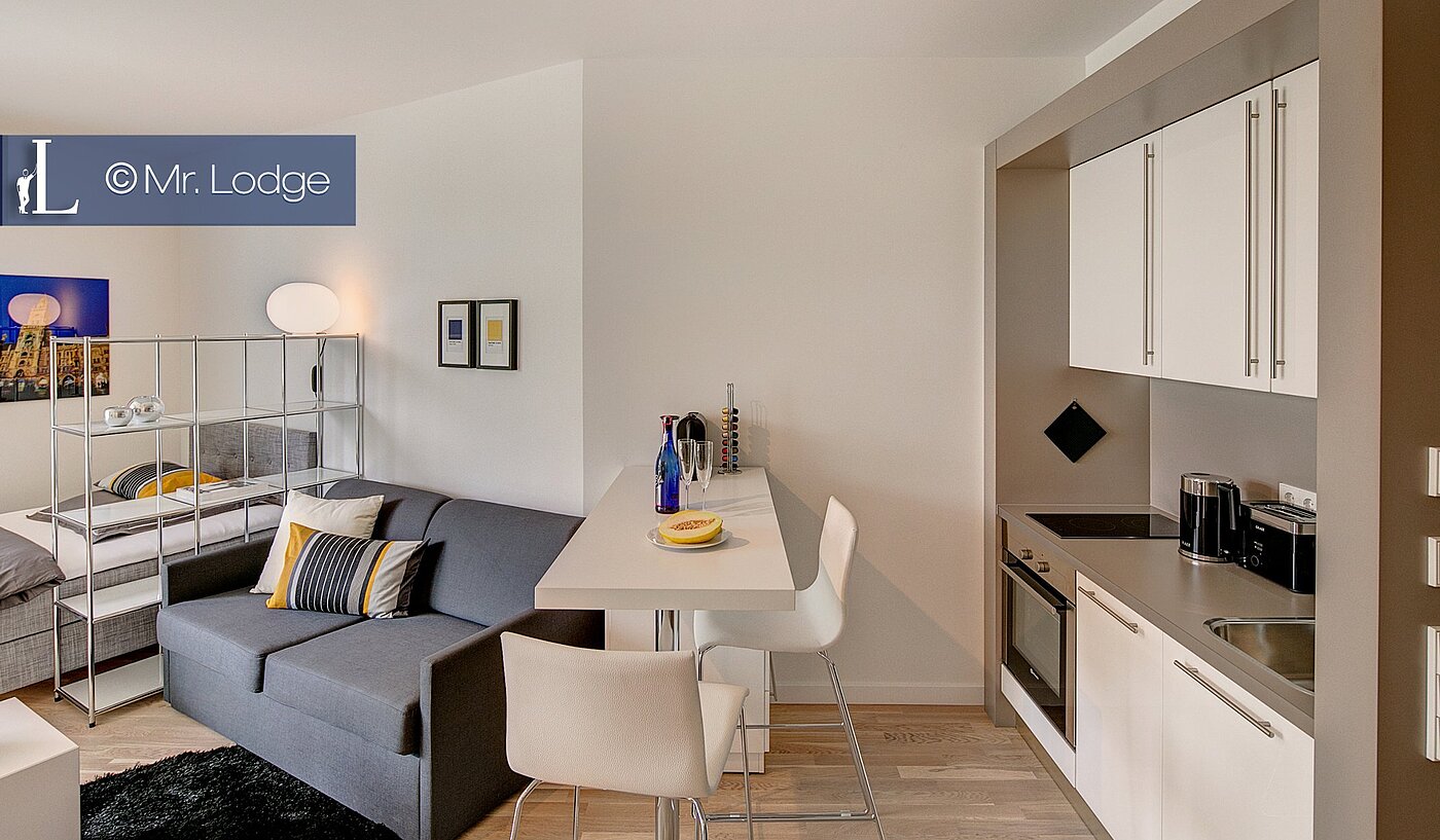 フラット 部屋数 1 部屋 | München-Bogenhausen | 1802ML4 | ....und Essbereich