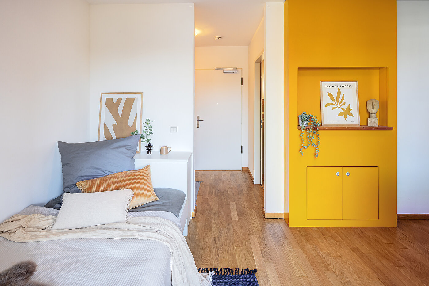 Apartment 部屋数 1 部屋 | München-Ramersdorf | 70415 | Wohn- und Schlafzimmer