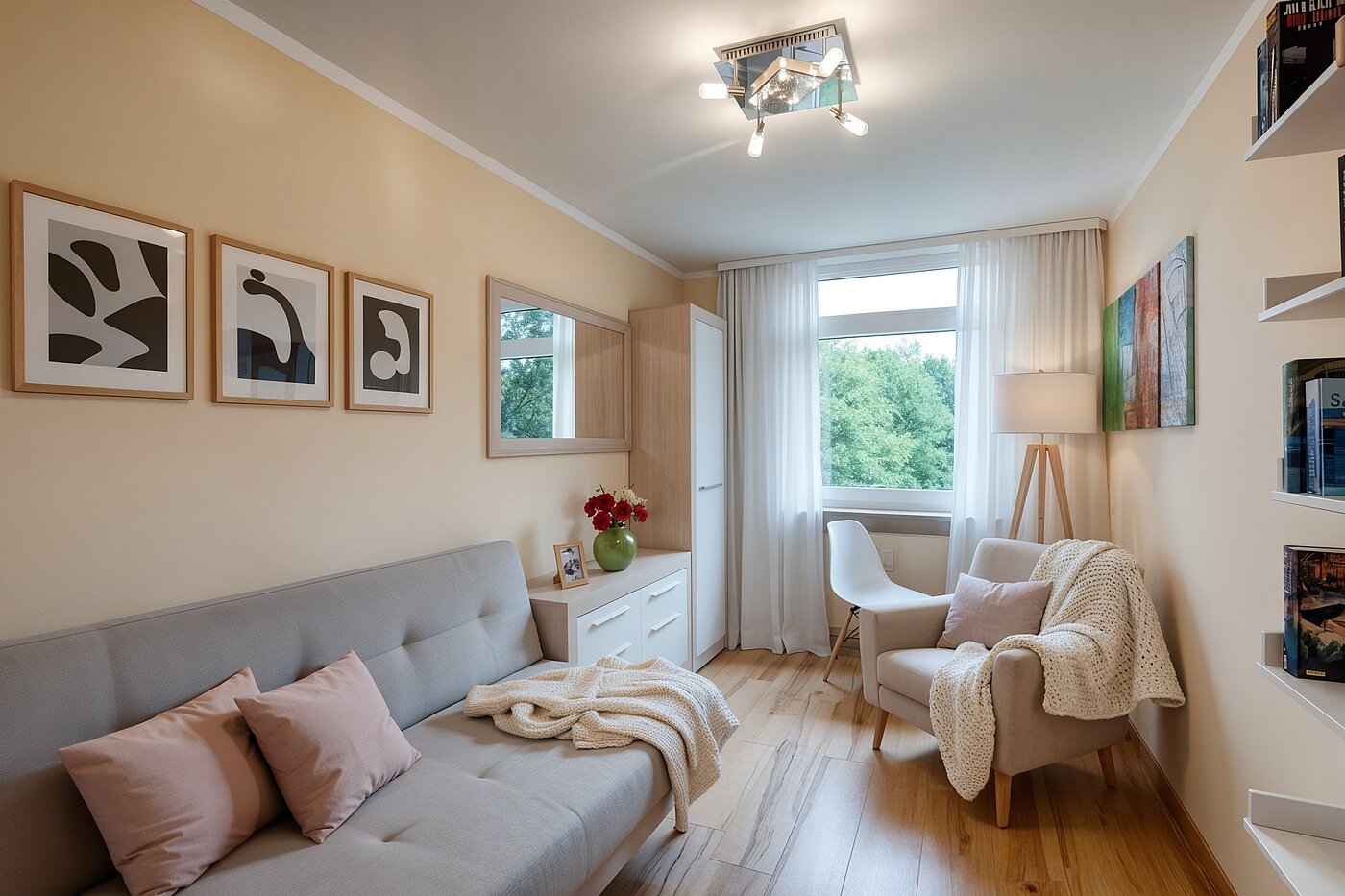 フラット 部屋数 4 部屋 | München-Aubing | 70276 | Schlafzimmer II (KI-generierte Inhalte)