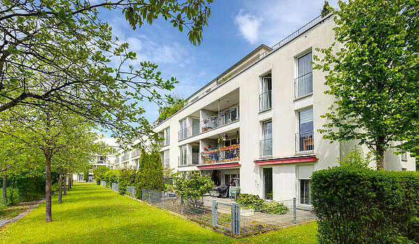 フラット 部屋数 2 部屋 | Haar | 70426 | Gartenseite