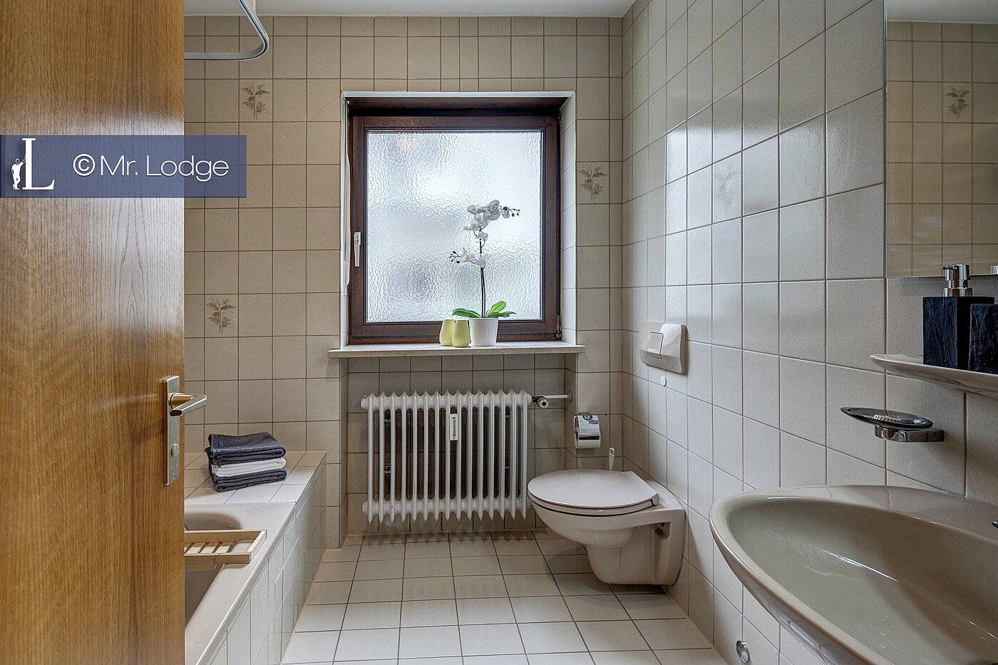 フラット 部屋数 2 部屋 | München-Harlaching | 1704ML6 | Bad mit Fenster