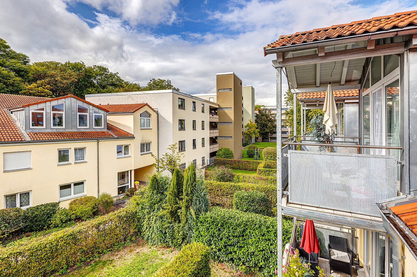 フラット 部屋数 2.5 部屋 | Eching | 70100 | Gepflegte Anlage