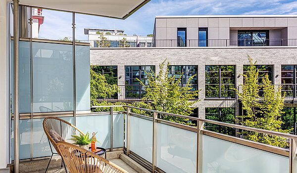 フラット 部屋数 3 部屋 | München-Neuhausen | 70489 | Sonniger Balkon