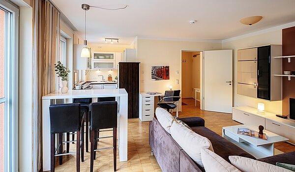 フラット 部屋数 2 部屋 | München-Schwabing | 703161 | Wohnzimmer